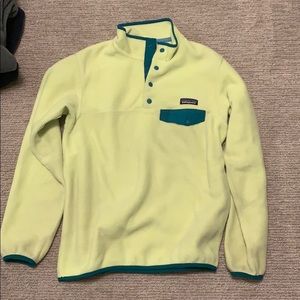 neon yellow and green Patagonia!
